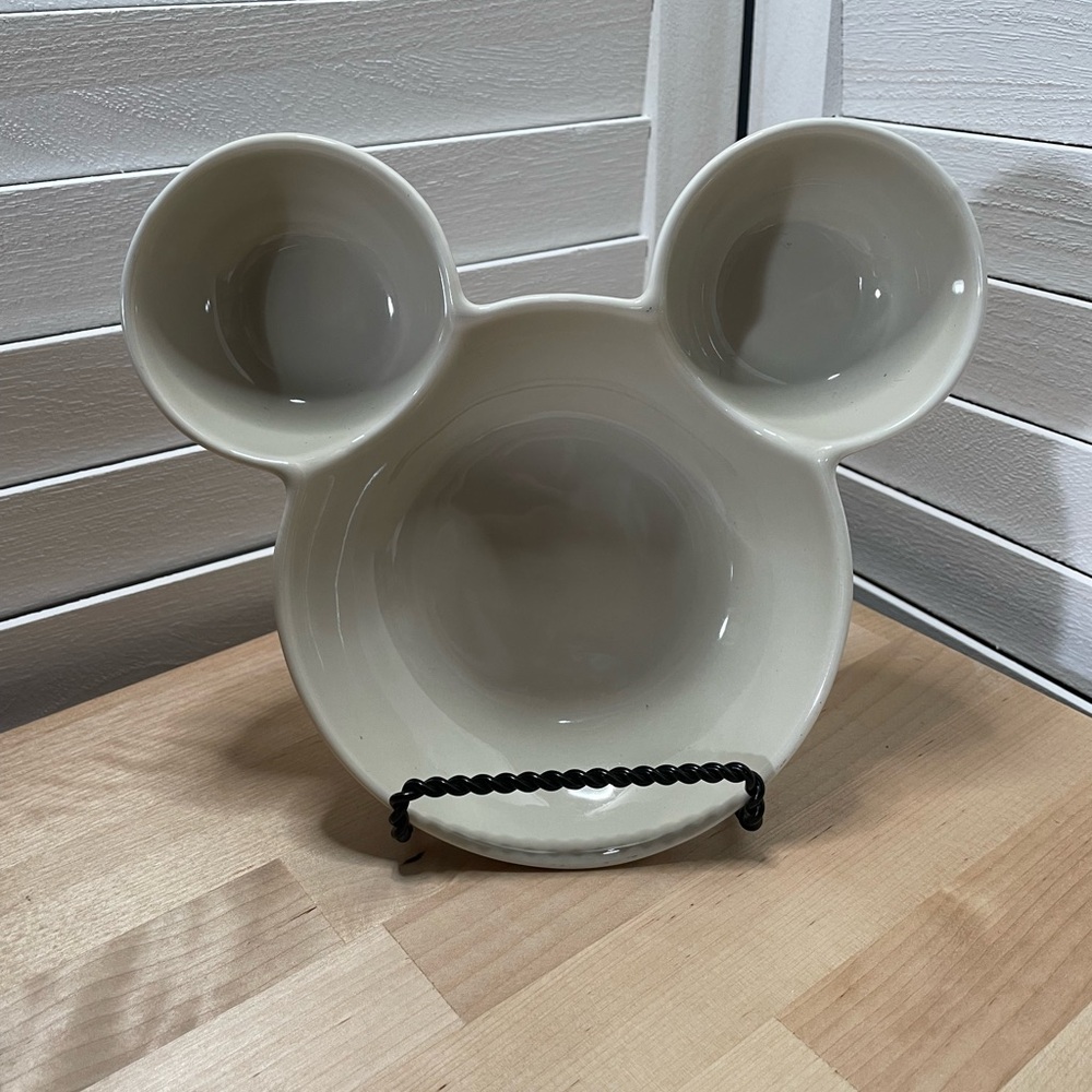 Disney Cream Mickey Mouse Ceramic Bowl